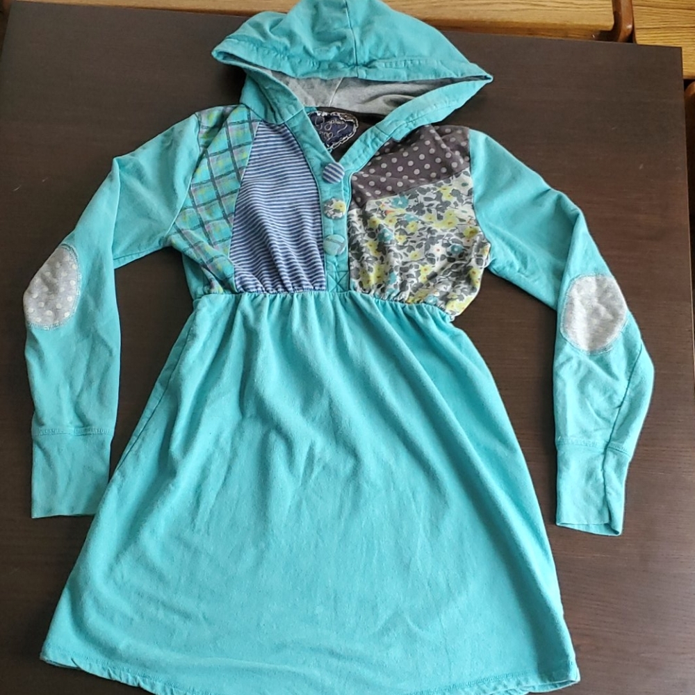 🌷 Scrapbook long sleeve hoodie dress